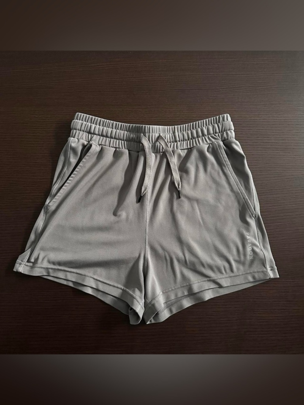 PARAGON Women's Athletic Drawstring Shorts - Gray